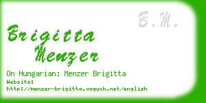 brigitta menzer business card